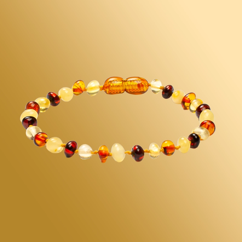 Браслеты детские из янтаря